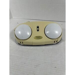 Vintage Dr Scholls Electric Foot Massager Model 411 Cream Retro Mid Century USA